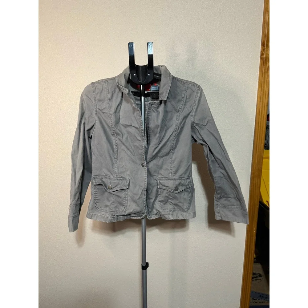 Mossimo Mossissue‎ Kids Gray Corduroy Single Button Blazer Jacket Size XXL